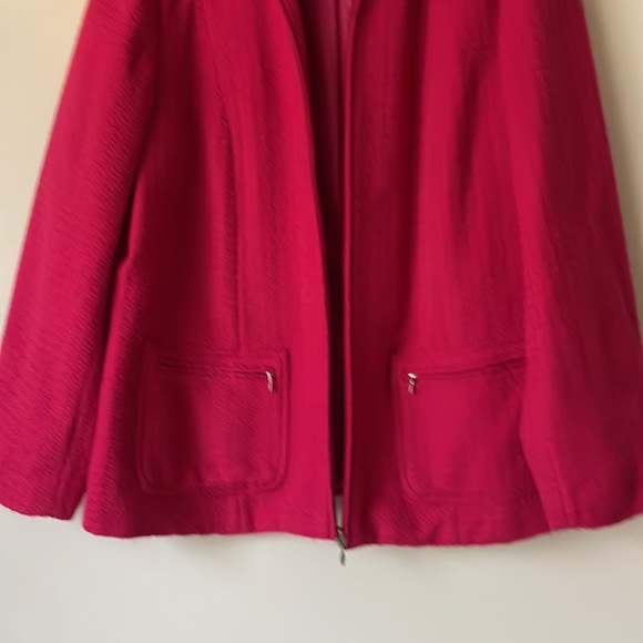 Coldwater creek light lined zip up jacket - Picture 3 of 10